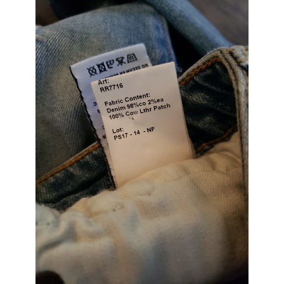 R13 Jeans Boy Skinny In Cromwell Sz 24 Distressed Made In Italy (N - Picture 4 of 11